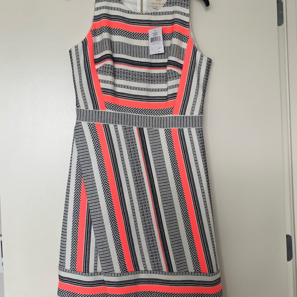 NWT Kate Spade white and hot pink summer dress